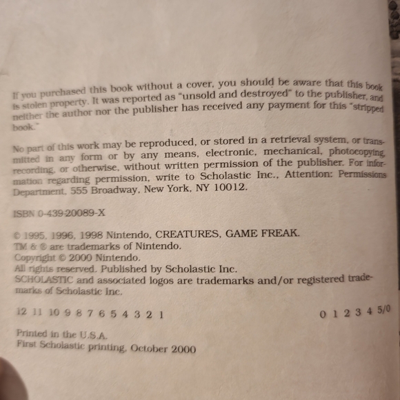 Pokemon Race To Danger Book Hard Cover Vintage (Outer Cover Damage) - Picture 3 of 11